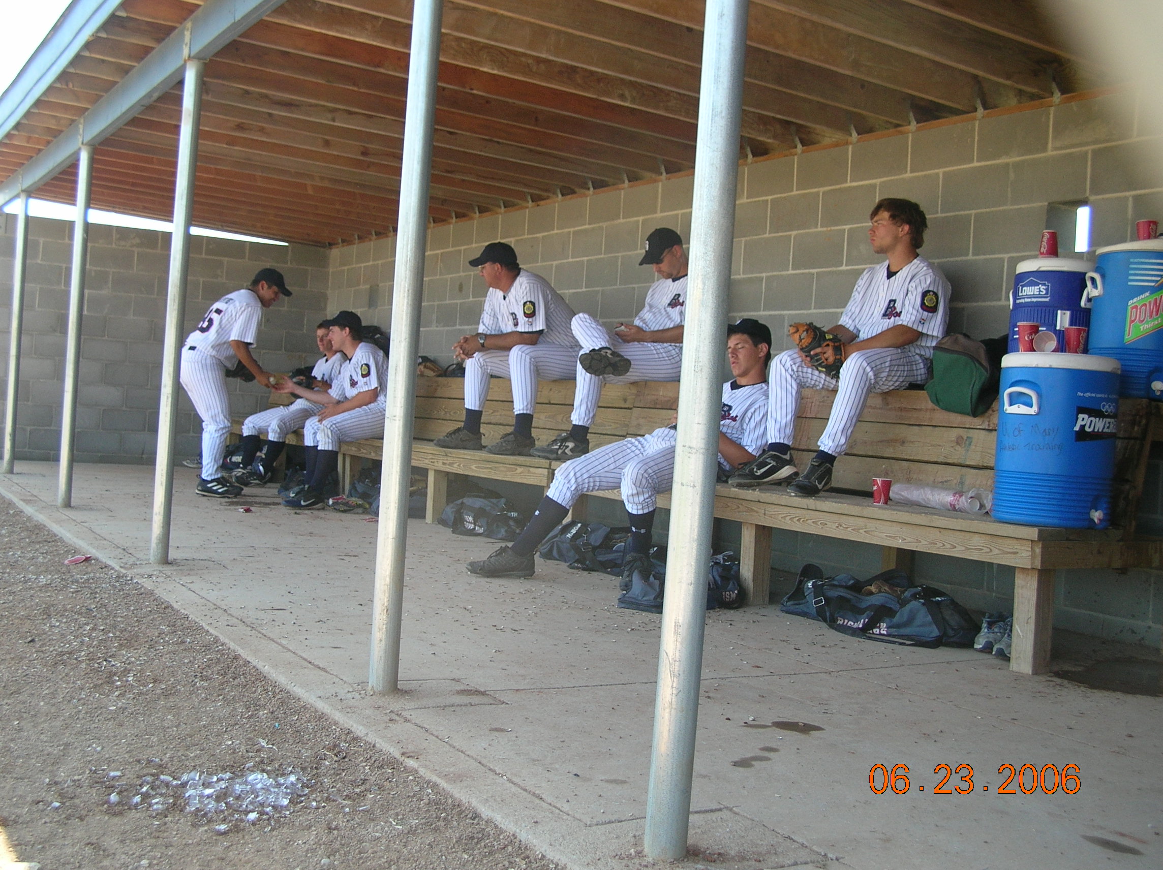 The dugout